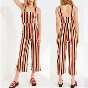 Urban outfitters striped jumpsuit